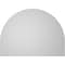 Ekena Millwork Round Top Surface Mount PVC Gable Vent w/ 2"W x 1-1/2"P Brickmould Frame, 38"W x 28"H GVPRT38X2802SN - alternate 3